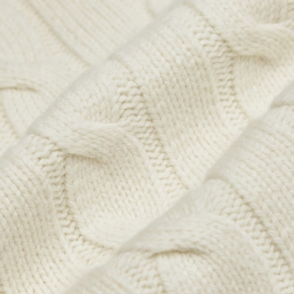 SUNDAY BEST Peggy V Neck Sweater White Wool S Small Aritzia - Picture 5 of 13